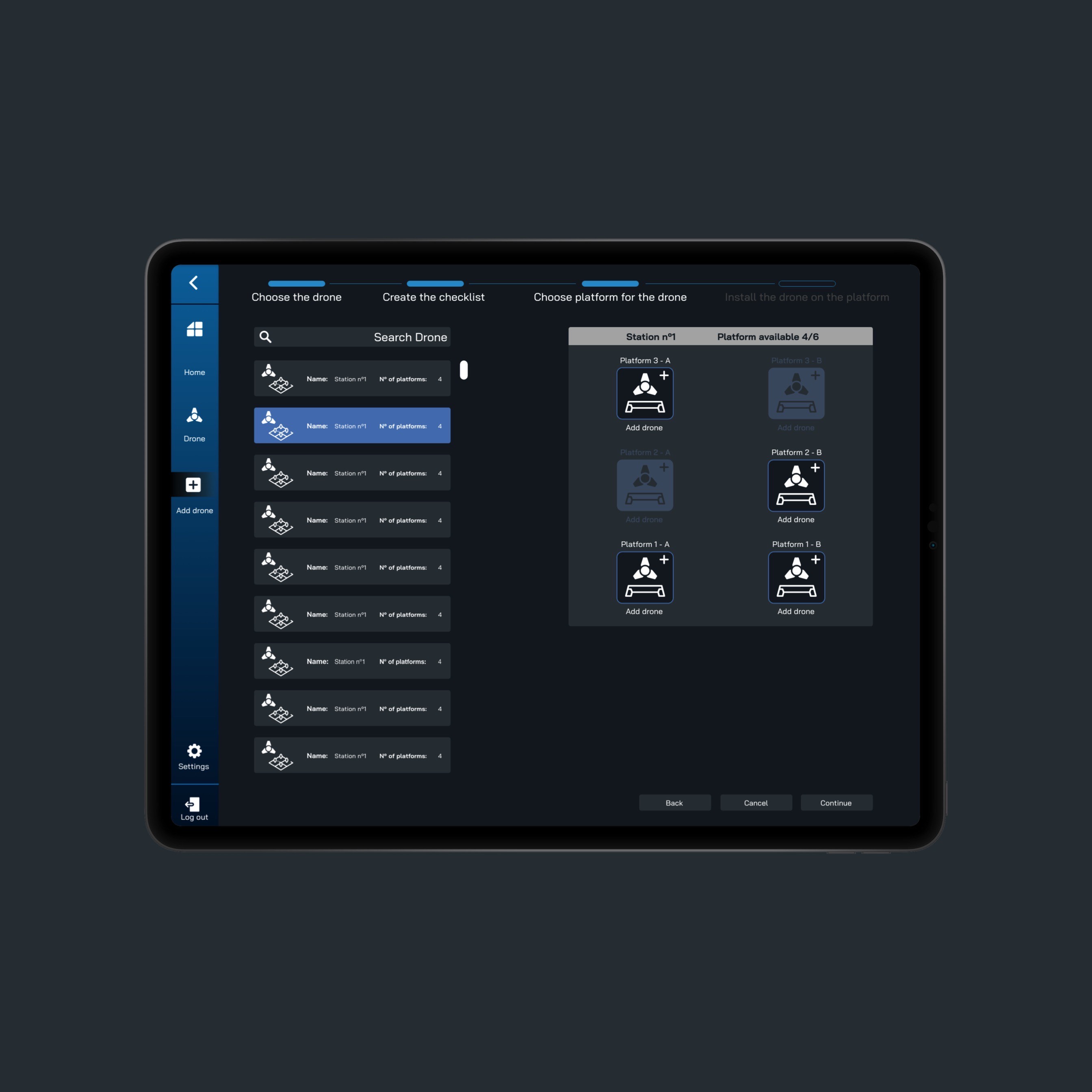 Eva Drones - Advanced drone management system with real-time control and data